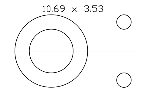 Vorschau des Symbols O-ring 10.69 x 3.53, Block ORG_205