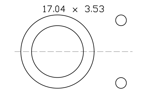 Vorschau des Symbols O-ring 17.04 x 3.53, Block ORG_209