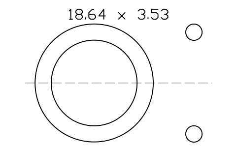 Vorschau des Symbols O-ring 18.64 x 3.53, Block ORG_210