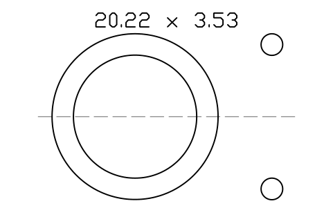 Vorschau des Symbols O-ring 20.22 x 3.53, Block ORG_211