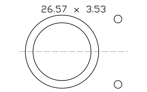 Vorschau des Symbols O-ring 26.57 x 3.53, Block ORG_215
