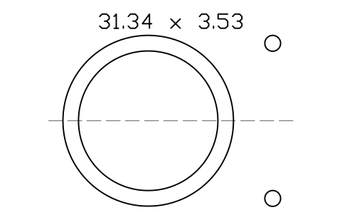 Vorschau des Symbols O-ring 31.34 x 3.53, Block ORG_218