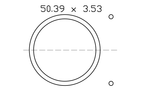 Vorschau des Symbols O-ring 50.39 x 3.53, Block ORG_226