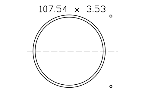 Vorschau des Symbols O-ring 107.54 x 3.53, Block ORG_244