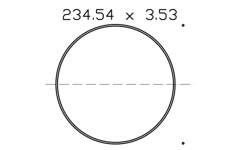 Vorschau des Symbols O-ring 234.54 x 3.53, Block ORG_271