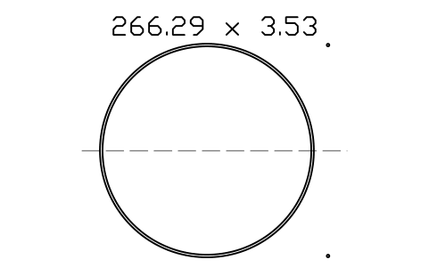 Vorschau des Symbols O-ring 266.29 x 3.53, Block ORG_275