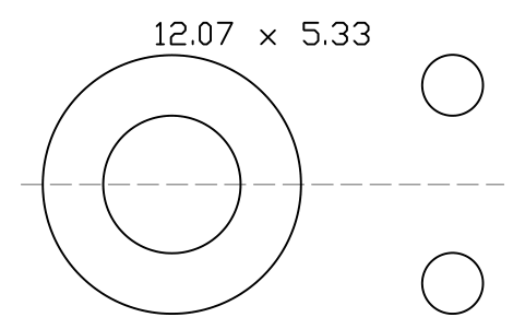 Vorschau des Symbols O-ring 12.07 x 5.33, Block ORG_310