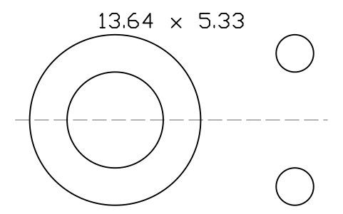 Vorschau des Symbols O-ring 13.64 x 5.33, Block ORG_311