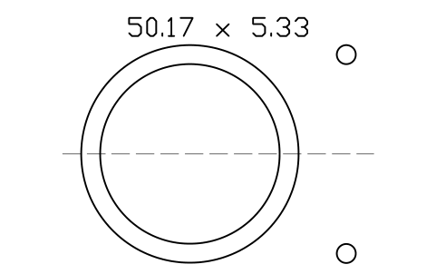 Vorschau des Symbols O-Ring 50.17 x 5.33, Block ORG_329