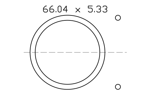Vorschau des Symbols O-ring 66.04 x 5.33, Block ORG_334