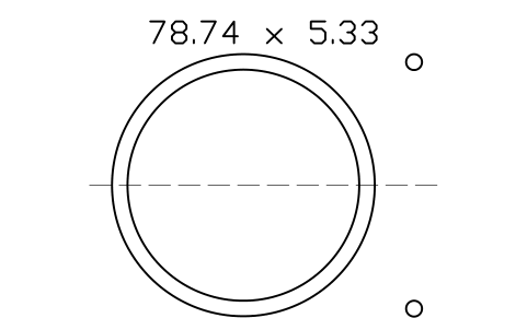 Vorschau des Symbols O-ring 78.74 x 5.33, Block ORG_338