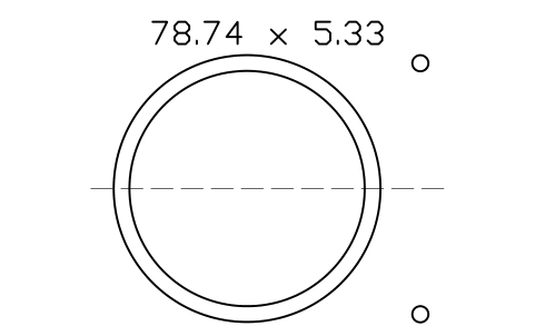 Vorschau des Symbols O-Ring 78.74 x 5.33, Block ORG_338