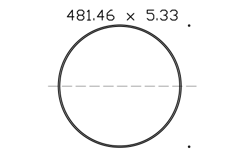 Vorschau des Symbols O-ring 481.46 x 5.33, Block ORG_388