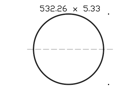 Vorschau des Symbols O-Ring 532.26 x 5.33, Block ORG_390