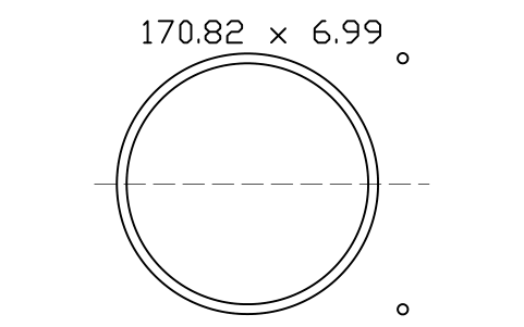 Vorschau des Symbols O-ring 170.82 x 6.99, Block ORG_440