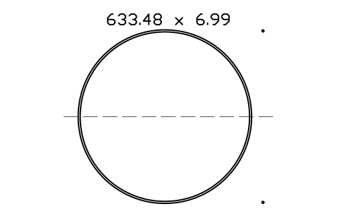 Preview of the O-ring 633.48 x 6.99 symbol, block ORG_474