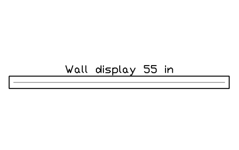 Anteprima del simbolo Wall display 55 in, blocco OFL_DISPLAY_55