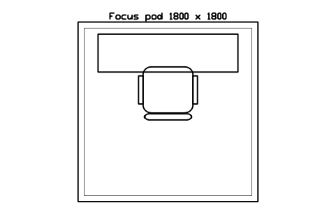 Anteprima del simbolo Focus pod 1800 x 1800, blocco OFL_FOCUS_POD