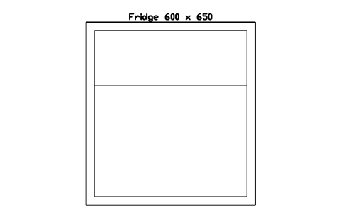 Anteprima del simbolo Fridge 600 x 650, blocco OFL_FRIDGE_600
