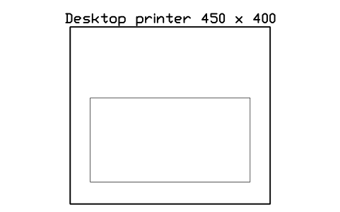 Anteprima del simbolo Desktop printer 450 x 400, blocco OFL_PRINTER_DESK