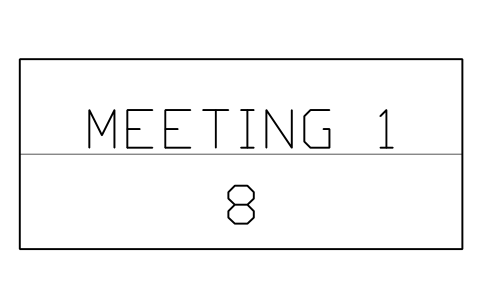 Anteprima del simbolo Room label, blocco OFL_ROOM_LABEL