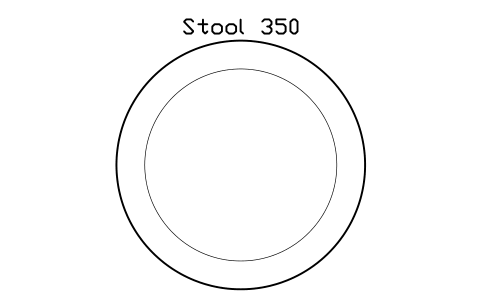 Anteprima del simbolo Stool 350, blocco OFL_STOOL