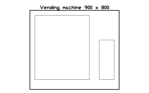 Anteprima del simbolo Vending machine 900 x 800, blocco OFL_VENDING