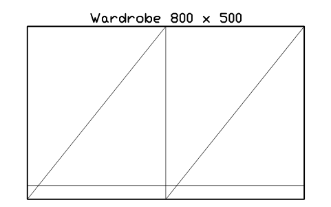 Anteprima del simbolo Wardrobe 800 x 500, blocco OFL_WARDROBE_800