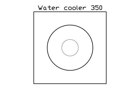 Anteprima del simbolo Water cooler 350, blocco OFL_WATER_COOLER