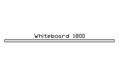 Anteprima del simbolo Whiteboard 1800, blocco OFL_WHITEBOARD_1800