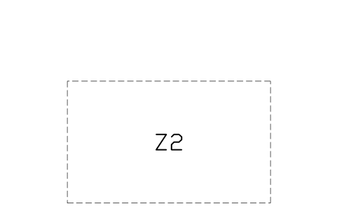 Vorschau des Symbols Hazardous area outline, rectangle, Block OGM_HZ_RECT