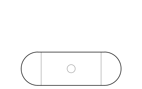 Vorschau des Symbols Separator, horizontal 2-phase, Block OGM_SEP_2P