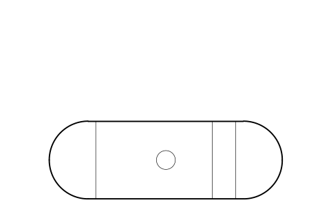 Vorschau des Symbols Separator, horizontal 3-phase, Block OGM_SEP_3P
