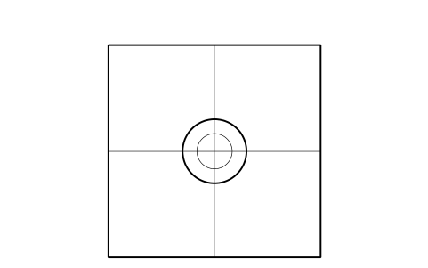 Vorschau des Symbols Wellpad slot, 3 m spacing, Block OGM_SLOT
