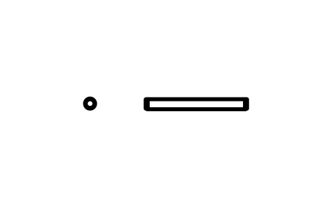 Preview of the Parallel pin ISO 2338 0.6 m6 x 6 symbol, block PIN_0_6X6