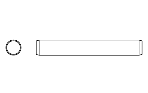 Preview of the Parallel pin ISO 2338 10 m6 x 70 symbol, block PIN_10X70