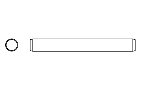 Preview of the Parallel pin ISO 2338 10 m6 x 85 symbol, block PIN_10X85