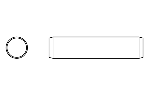 Preview of the Parallel pin ISO 2338 16 m6 x 70 symbol, block PIN_16X70