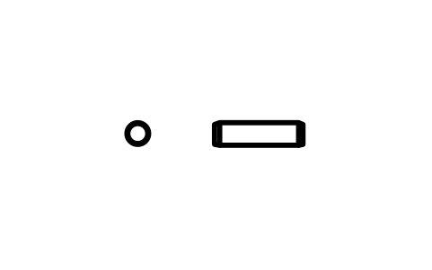 Preview of the Parallel pin ISO 2338 1 m6 x 4 symbol, block PIN_1X4
