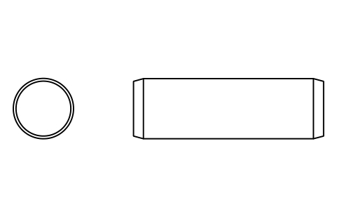 Preview of the Parallel pin ISO 2338 30 m6 x 95 symbol, block PIN_30X95