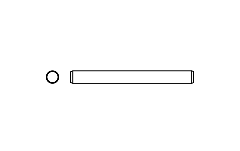 Preview of the Parallel pin ISO 2338 3 m6 x 30 symbol, block PIN_3X30