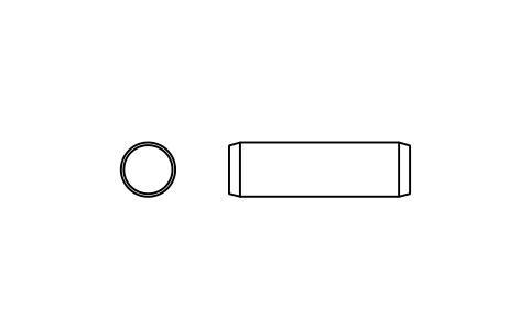 Preview of the Parallel pin ISO 2338 6 m6 x 20 symbol, block PIN_6X20