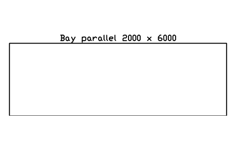 Bay parallel 2000 x 6000 심볼 미리보기, 블록 PKG_BAY_PARALLEL
