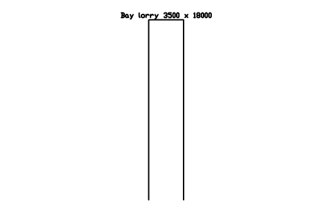 Bay lorry 3500 x 18000 심볼 미리보기, 블록 PKG_BAY_TRUCK