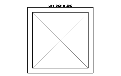 Lift 2000 x 2000 심볼 미리보기, 블록 PKG_LIFT_CORE
