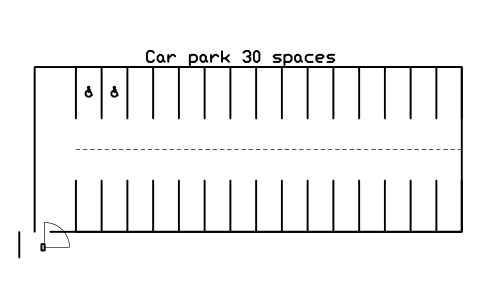 Car park 30 spaces 심볼 미리보기, 블록 PKG_LOT_30