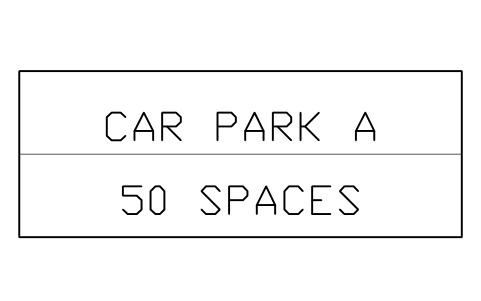Car park label 심볼 미리보기, 블록 PKG_LOT_LABEL