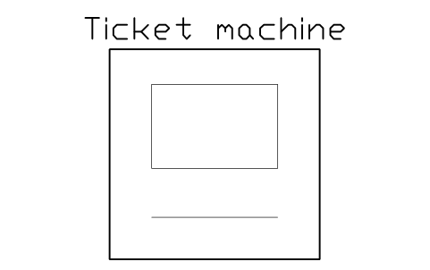 Ticket machine 심볼 미리보기, 블록 PKG_TICKET