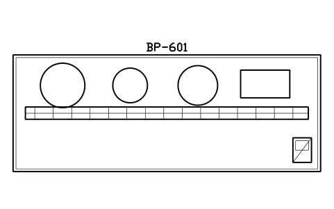 Preview of the Blister packing line symbol, block PHM_BLISTER_PACKER