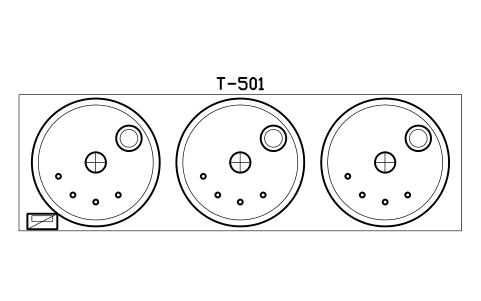 Preview of the Buffer tank row, 3 x 2000 L symbol, block PHM_BUFFER_TANK_ROW